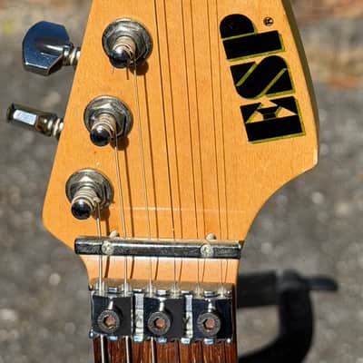 2000s ESP TE-350DT Telecaster W/Floyd Rose HSS Natural Flame Koa Tele TE350 image 5