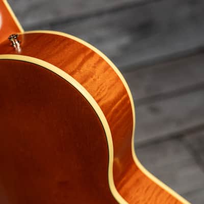 Gretsch G6120T-BSSMK Brian Setzer Signature Nashville Hollow Body '59 "Smoke" with Bigsby - Ebony Fingerboard, Smoke Orange image 11