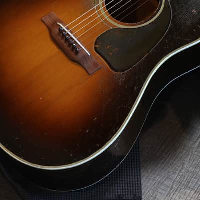 Vintage! 1943 Gibson Banner SJ Southern Jumbo w/ Truss Rod Acoustic Guitar Sunburst + HSC image 6