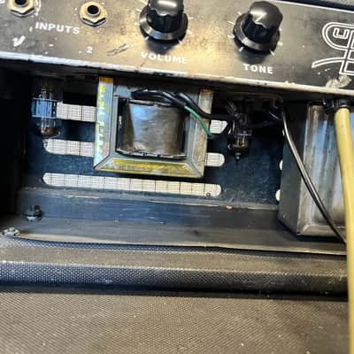 Gem Galanti Superbass fliptop tube amplifier 1x12 1960s image 8