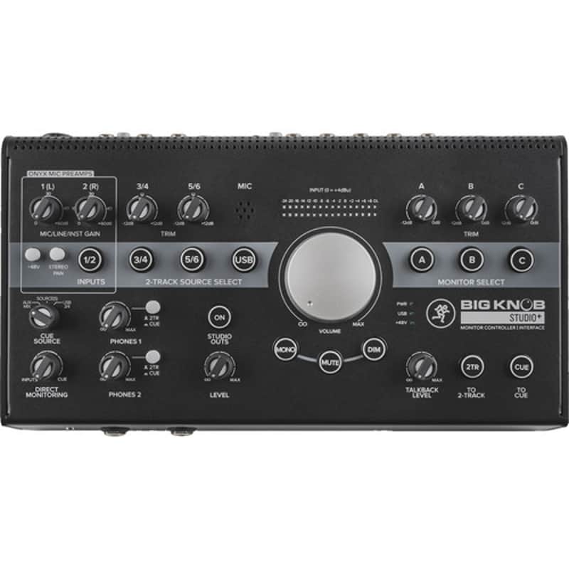Mackie BIGKNOB-STUDIO+ 4x3 Studio Monitor Controller | 192kHz USB I/O image 1