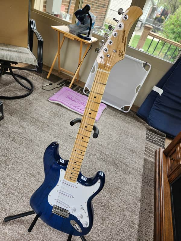 SX Stratocaster 2010s - Blue image 1