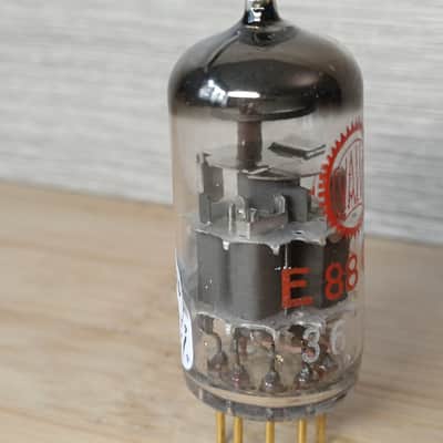"A" NOS 1964 MULLARD  e88cc 6922 Special quality Mitcham made like CV2492 ecc88 6dj8 CCA Valvo print perfectly balanced and very strong, gold pins best audio tube, for EMI redd 47 image 3