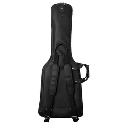 Levy's Solera Premium Leather Electric Guitar Gig Bag - Black image 2