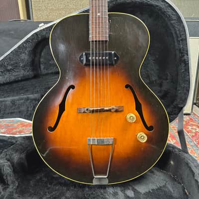 *Video* 1951 Gibson ES-125 Hollow Body P90 Tall Knobs Unique Original Hardware image 1