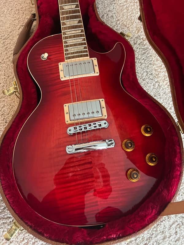 Gibson Les Paul Standard 2018 Red Gorgeous Top image 1