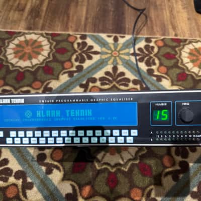 Klark Teknik DN3600 Programmable Graphic Equaliser 1980s - Silver image 1