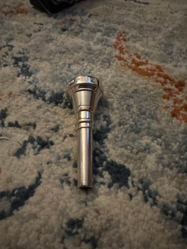 Jet Tone (Merian S) Bb Cornet mouthpiece (Silver plated) image 1
