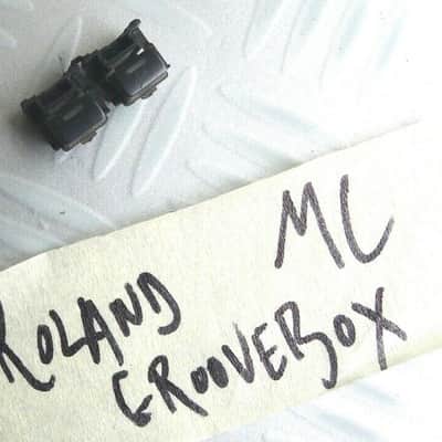 Genuine Parts Roland Goovebox MC 307 MC307 Panel cover 2x button Pad sélect etc