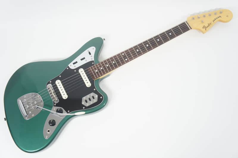 [SALE Ends June 22] Fender Made in Japan Hybrid 60s Jaguar Sherwood Green Metallic 2019 Locking Tuner V-MOD PU image 1
