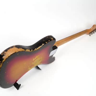 1962 Fender Jaguar - Sunburst - Rare Factory BUBINGA Fingerboard - First Year - Original Case, Strap & Bridge Cover image 16