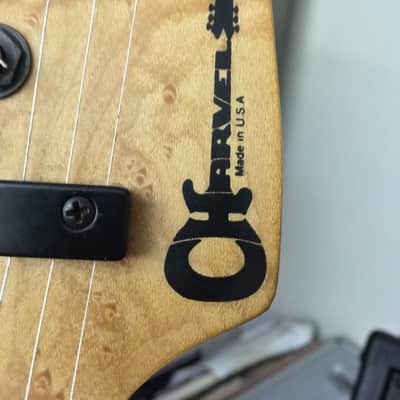 Charvel San Dimas 1984 natural Hawaiian Koa image 17
