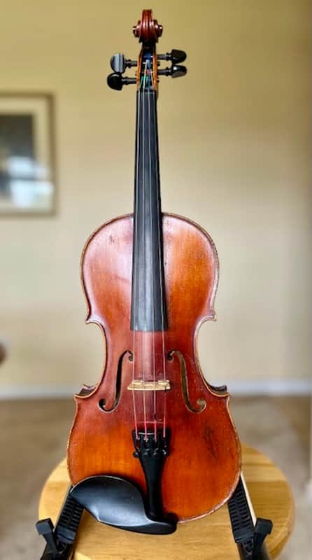 M. Neuner & Hornsteiner 3/4 size violin 1891 - spirit varnish image 1