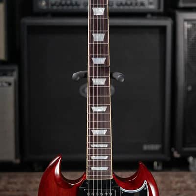 Epiphone 1964 SG Standard with Maestro Vibrola Reissue Electric Guitar - Cherry Red with Hardshell Case image 4