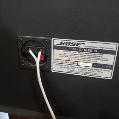 Bose 301 Series III 1980s Black Finish image 9