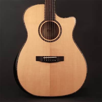 Cort GA-MY Bevel, Grand Auditorium Cutaway w/ Bevel Cut Arm Rest, Solid Sitka Spruce Top image 2