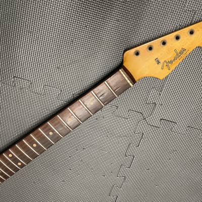 Fender Duo Sonic 1961 Slab Rosewood Pre CBS Neck Vintage 1962 1960's 60's Musicmaster Duosonic Duo-sonic image 1