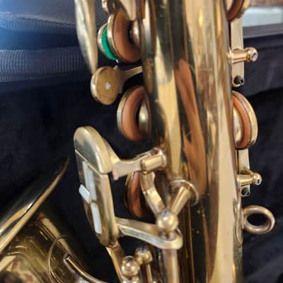 Vintage 1948 Martin "The Committee" Alto Sax, Orig. Lacquer, New Pads, New Case image 13