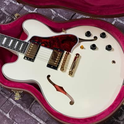 2025 Epiphone Custom Shop 1959 ES355 Classic White Satin VOS New Unplayed Auth Dlr 8lb14oz #135 image 9