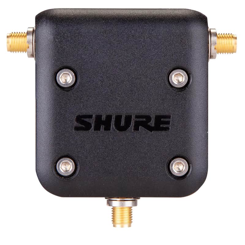 Shure UA221DB-RSMA Reverse SMA Passive Antenna Splitter, 2.4/5.8GHz, Pair, Black image 1