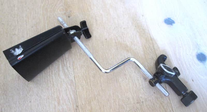 L.P. Black Beauty Cowbell & LP Claw Mount image 1