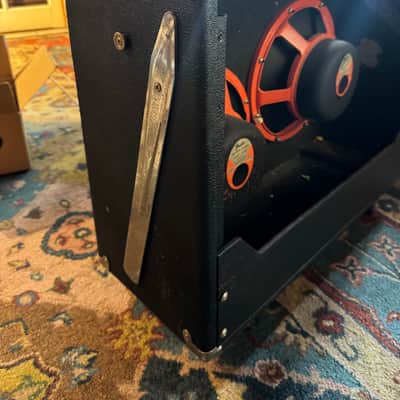 1974 Fender Twin Reverb Cabinet with pair of JBL D120f Orange speakers image 5