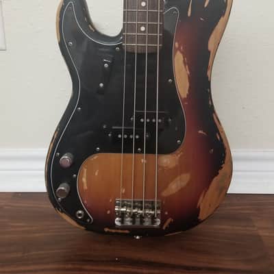 2007 Left hand Fender American Standard Precision bass image 4