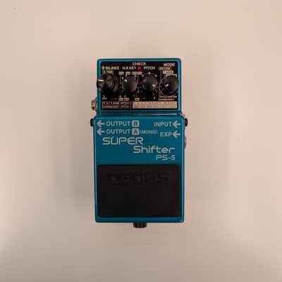 Boss PS-5 Super Shifter (Dark Gray Label) 1999 - Present - Blue