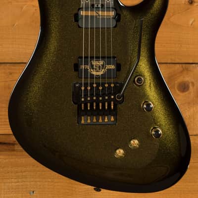 Schecter Avenger FR S 50th Anniversary - Ebony - Gold Burst image 3