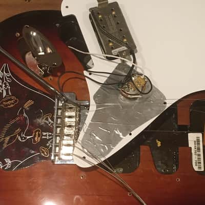 LEFTY! Boutique Custom Warmoth Fender Strat Build Classic Sunburst Tom Delonge Tribute Made in USA 7.4 Lb HSC image 16
