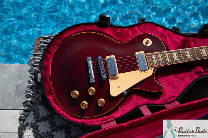 Ultimate MOJO Gibson Limited Edition Les Paul Deluxe 1999 - Wine Red - Pro Set Up w Perfect Frets/Action/Intonation! - Tons of Weather Checking!