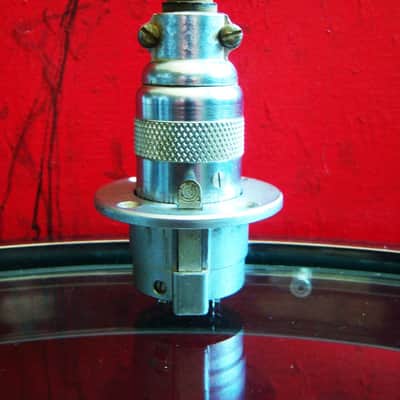 Two vintage 1960's Cannon 3 pin male & female P3-CG-12 & P3-CG-11 microphone cable connectors # 3 image 1