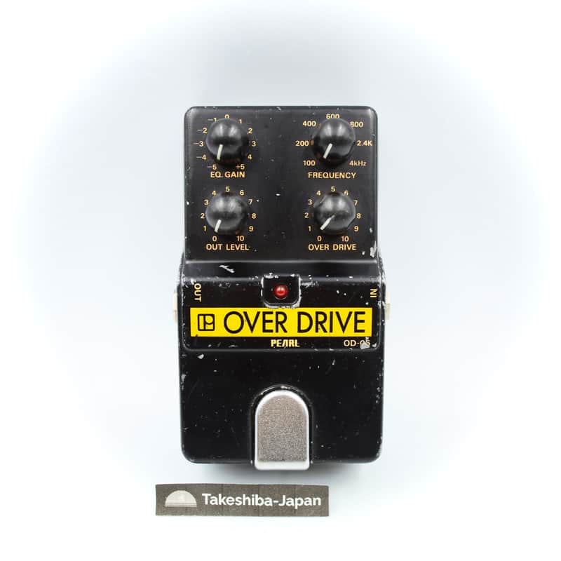 PEARL OD-05 Over Drive Made in Japan Vintage Guitar Effect Pedal