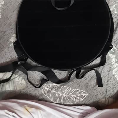 20" inch. VELVET Fabric Handmade Shaman Shamanic wooden frame drum Bag + front One Pocket , Avl. in (4) Four types Hanging belts, Choose any one drum frame bag from the pictures on display image 6