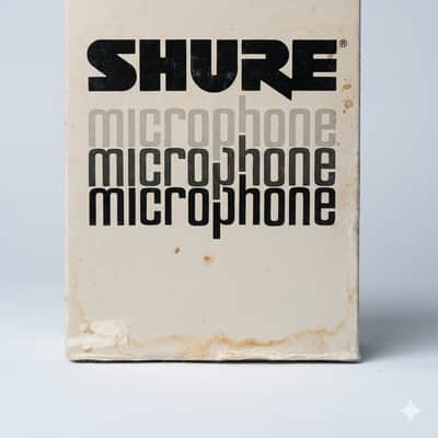 Vintage Shure Microphone 404b w/ Original Box & Bracket 1950s image 5