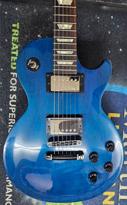 Gibson Les Paul Studio Lite 1994 - Trans Blue | Reverb