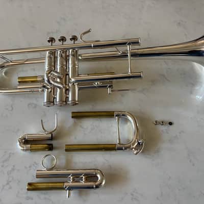 Beautiful Bach 180S37 Stradivarius Series Bb Trumpet 2016 - Silver-Plated image 8