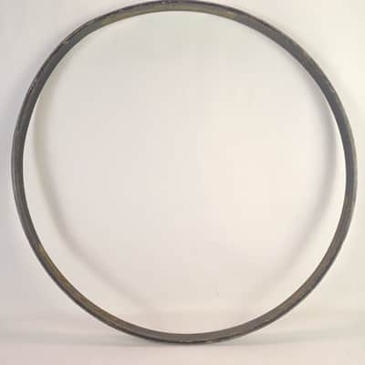 Slingerland 30"COW Bass Drum Hoop Rim 70s US Chrome-Wood Marching Concert Parade image 6