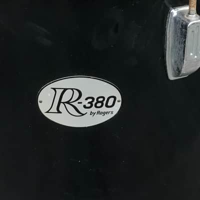 Rogers 16x16 R-380 Floor Tom (MIJ) 80’s - Black gloss wrap image 5