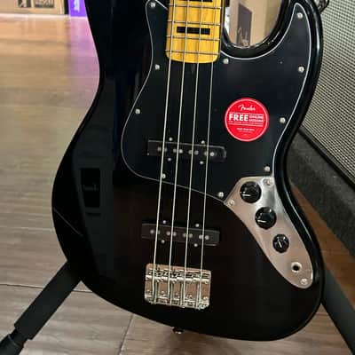 Squier Classic Vibe 70’s Jazz Bass MN - Black / 9lbs. 9.4oz. #ICSK24002768 image 1