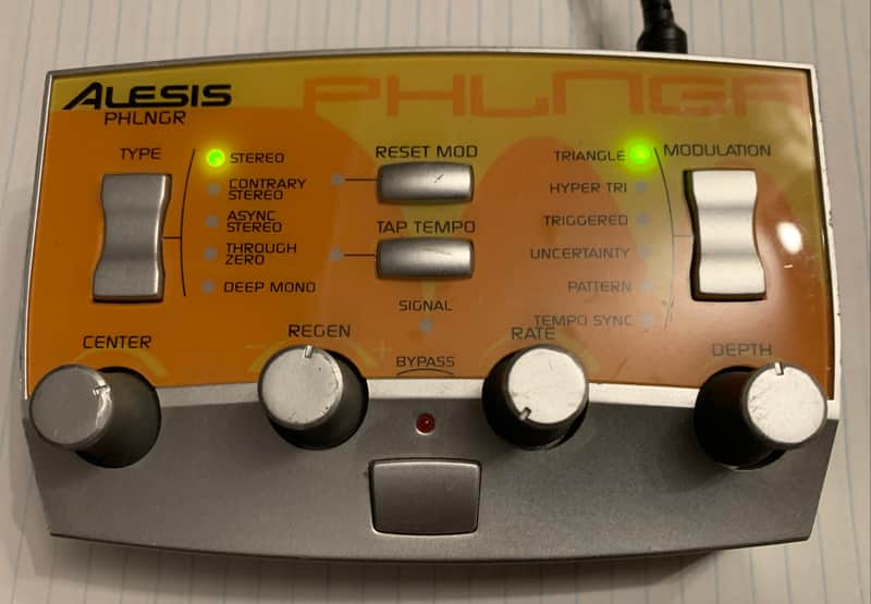 Alesis ModFX Phlngr Flanger 2000s - Orange image 1