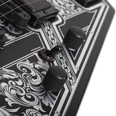 Schecter V-1 Przym Palladium Gloss Black image 8