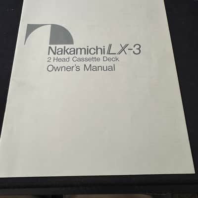 Nakamichi Nakamichi LX-5 Discrete 3-Head Cassette Deck image 2