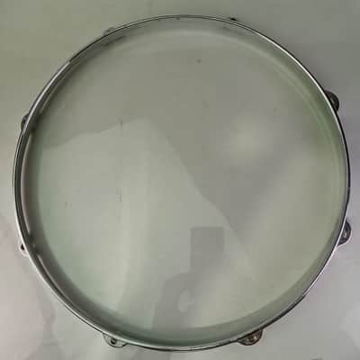 Boosey&Hawkes Ajax 14" Die-Cast Floor Tom/Snare Drum 8Lug Batter Rim/Hoop Chrome image 6