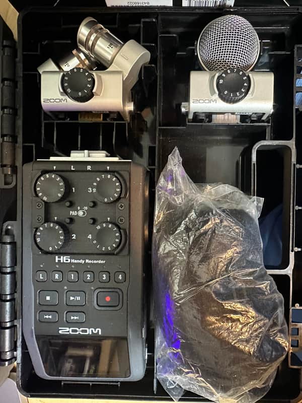 Zoom H6 Handy Audio Recorder 2020 - Present - All Black image 1