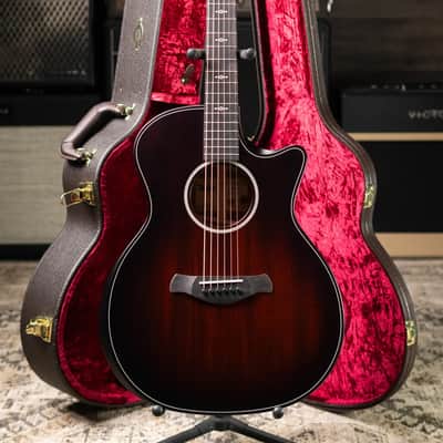 Taylor Next Generation Builder's Edition 324ce Grand Auditorium Acoustic/Electric Guitar - Tobacco Kona Burst with Hardshell Case image 16