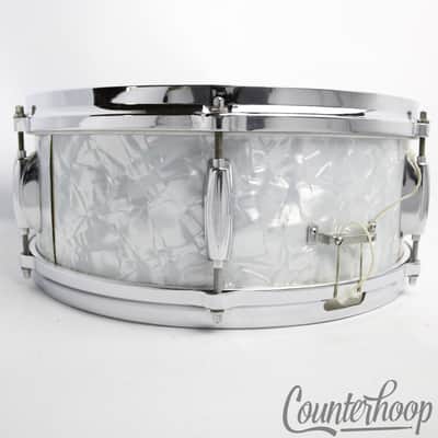 *Gretsch Dixieland WMP 14x5"Snare Drum Round Badge 6ply Jasper Maple Vintage 60s image 7