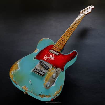 Fender Telecaster Daphne Blue Heavy Aged Heavy Relic image 1