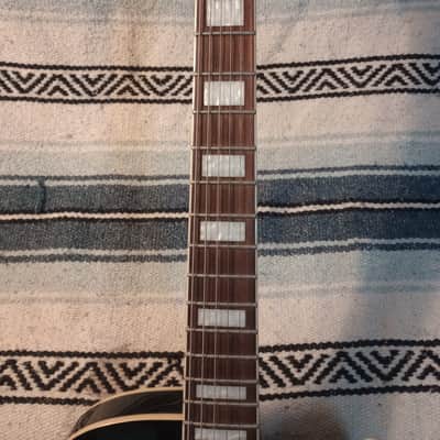 D'Angelico Premier SS Semi-Hollow Single Cutaway with Stop-Bar Tailpiece, No F Holes 2010s - Black image 9