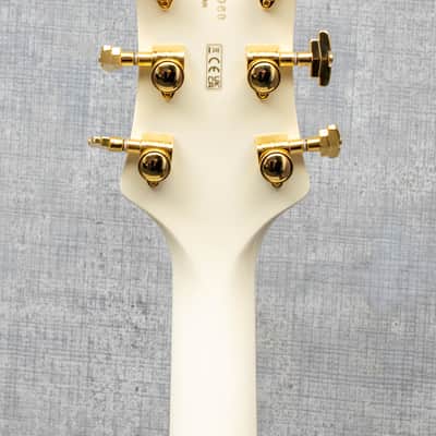 Gretsch Falcon Center Block LTD with String-Thru Bigsby and Gold Hardware Vintage White image 9